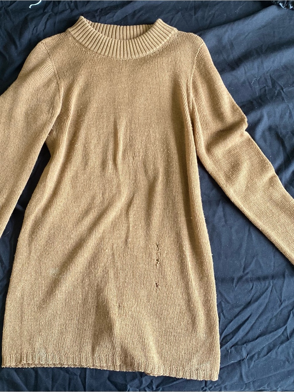 Rick Owen’s Women's cashmere Sweater - Camel